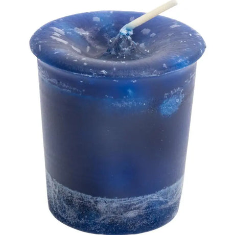 Votive Herbal - Scented Ritual Candle - Gratitude - Dark Blue