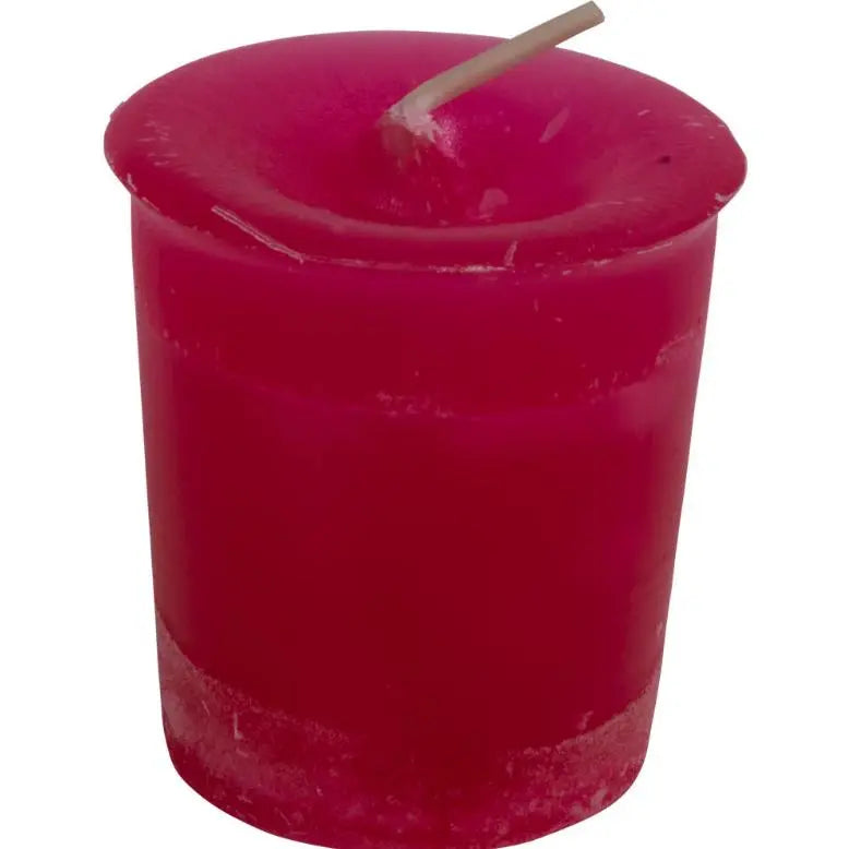 Votive Herbal - Scented Ritual Candle - Love - Dark Pink