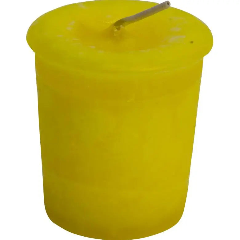 Votive Herbal - Scented Ritual Candle - Positive Energy - Yellow