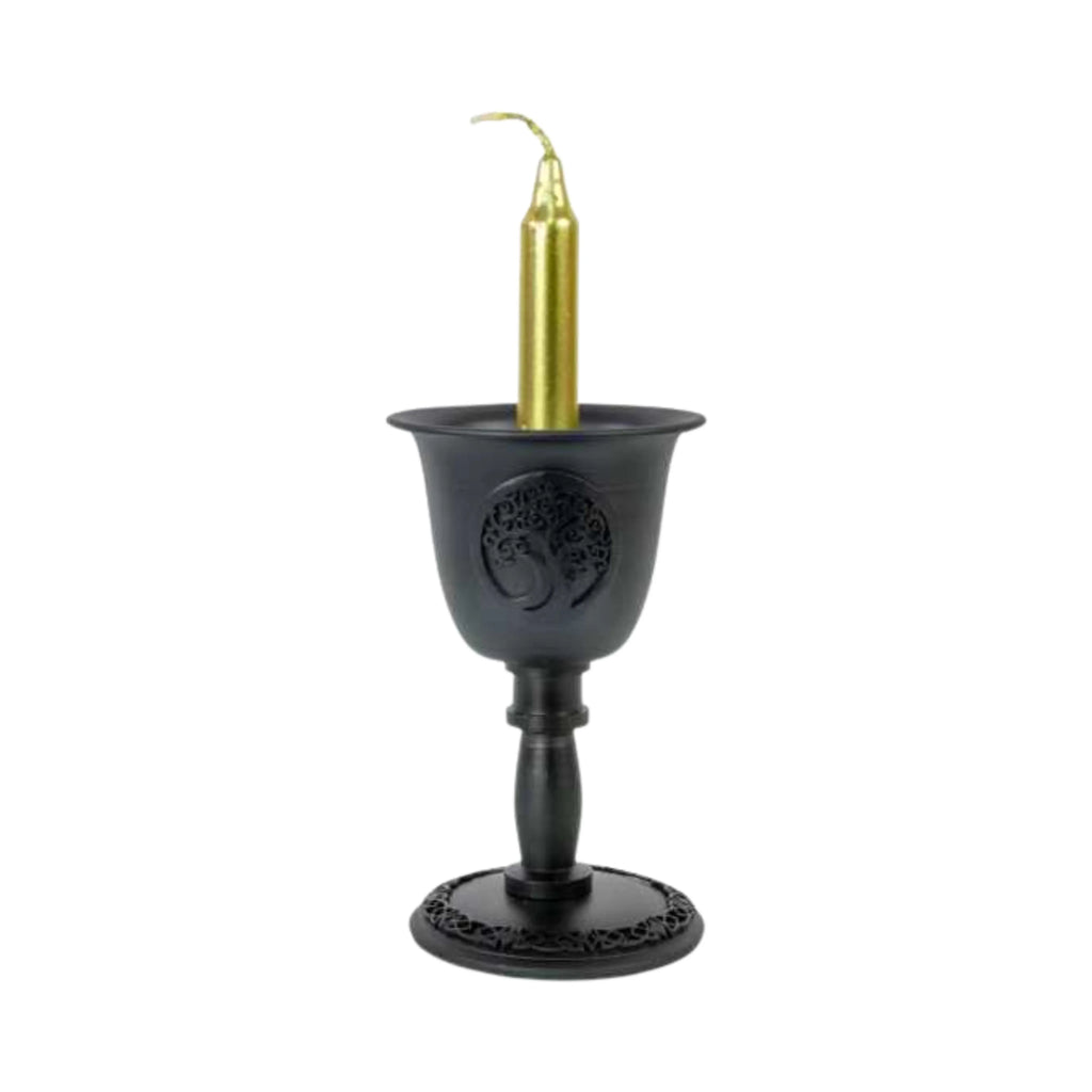 Wicca & Pagan - Chalice Mini Candle Holder - Tree of Life