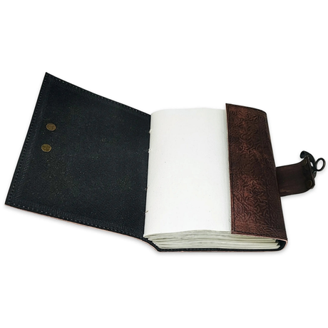 Wicca & Pagan -Leather Journal -Hamsa Hand