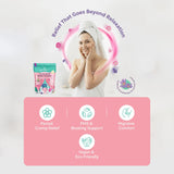 Zen & Hearth Cramp Relief Shower Steamers - Handcrafted Aromatherapy Tablets with Clary Sage, Lavender & Geranium for Period Pain Relief & Relaxation Made in Canada