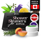 Zen & Hearth Shower Steamers Gift Set for Women – 6 Pack Natural Aromatherapy Shower Bombs for Self-Care and Relaxation