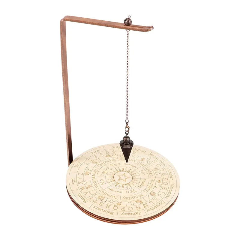 Pendulum - Hanging Pendulum Board - Ouija & Zodiac - Wheat