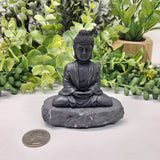 Home Décor – Shungite Sculpture – Buddha - 3.5x3x2 Inches