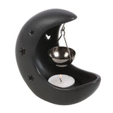 Diffuser - Natural Oil Burner - Black Crescent Moon