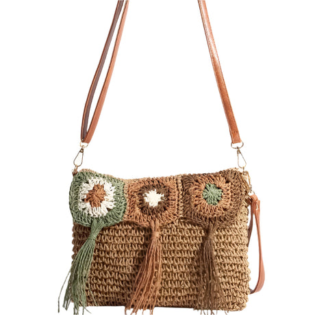 Clothing & Accessories - Intricate Fringe Braided Hand Bag