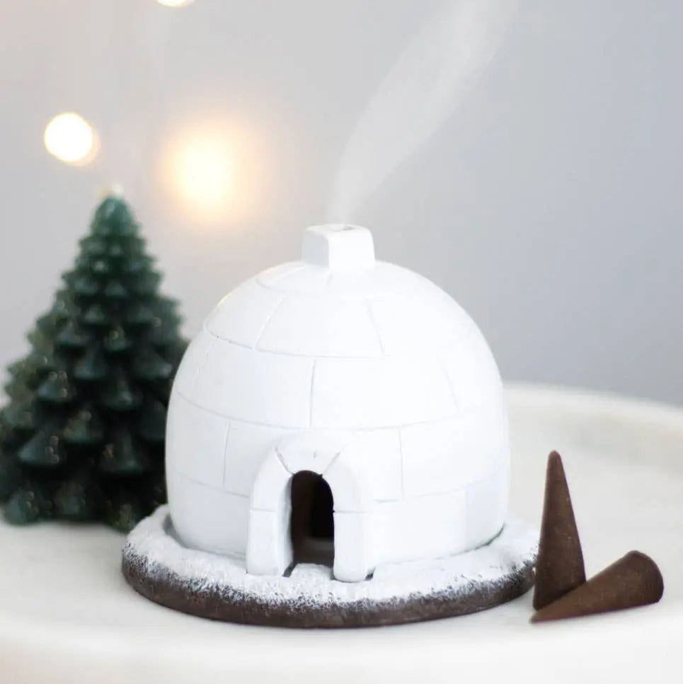 Incense Burner - Winter Igloo - Cone Burner