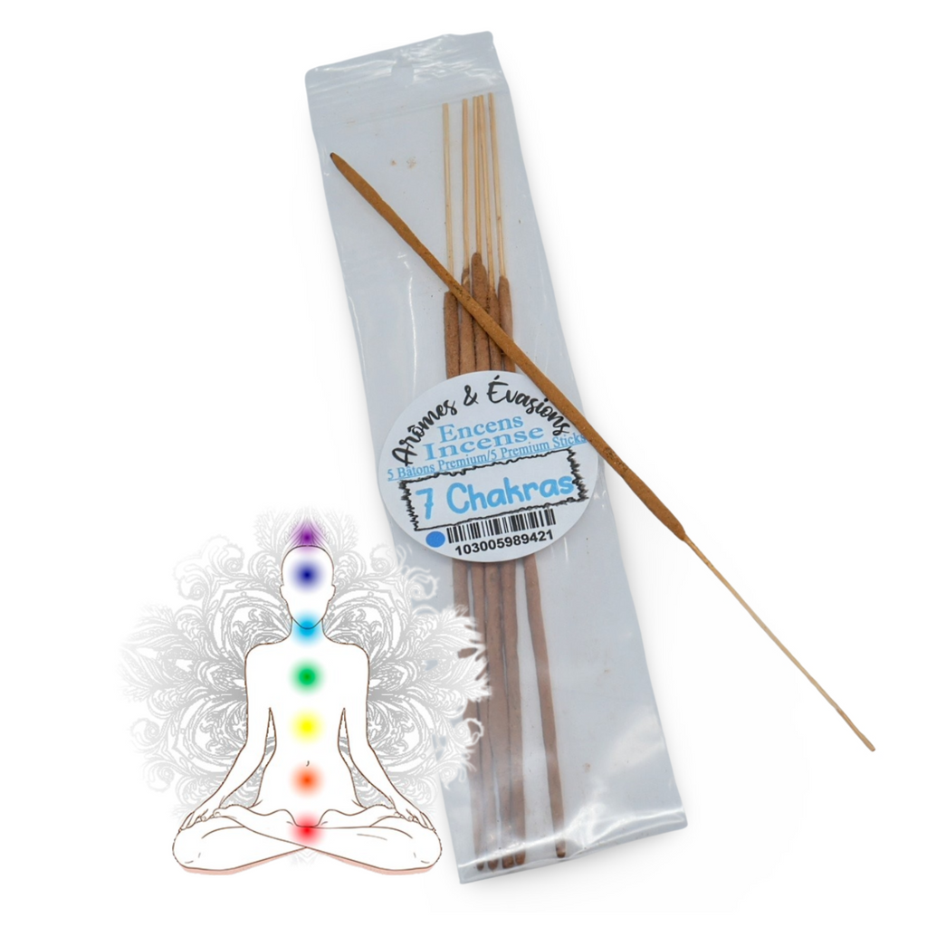 Incense Sticks - Premium Collection - 7 Chakras - Pack of 5 Masala Sticks