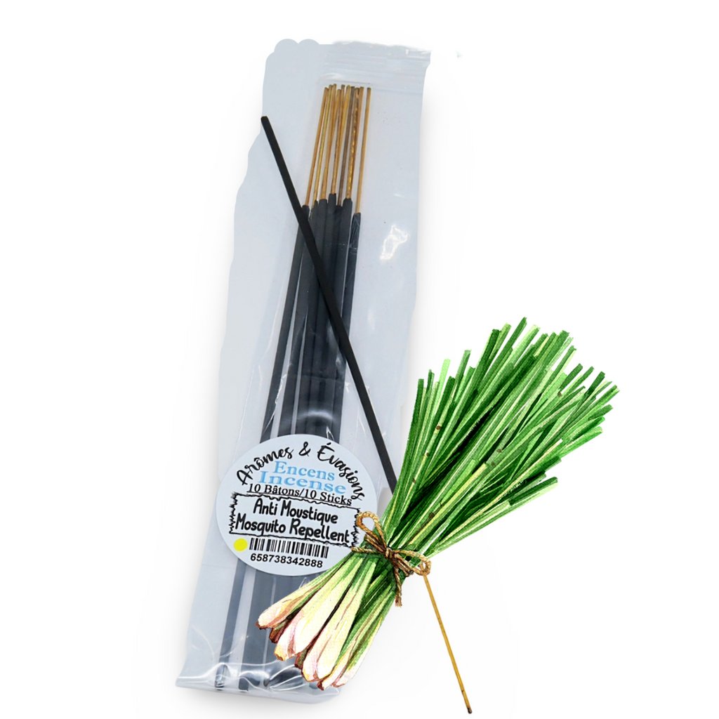 Incense Sticks - Natural Mosquito Repellent - Pack of 10