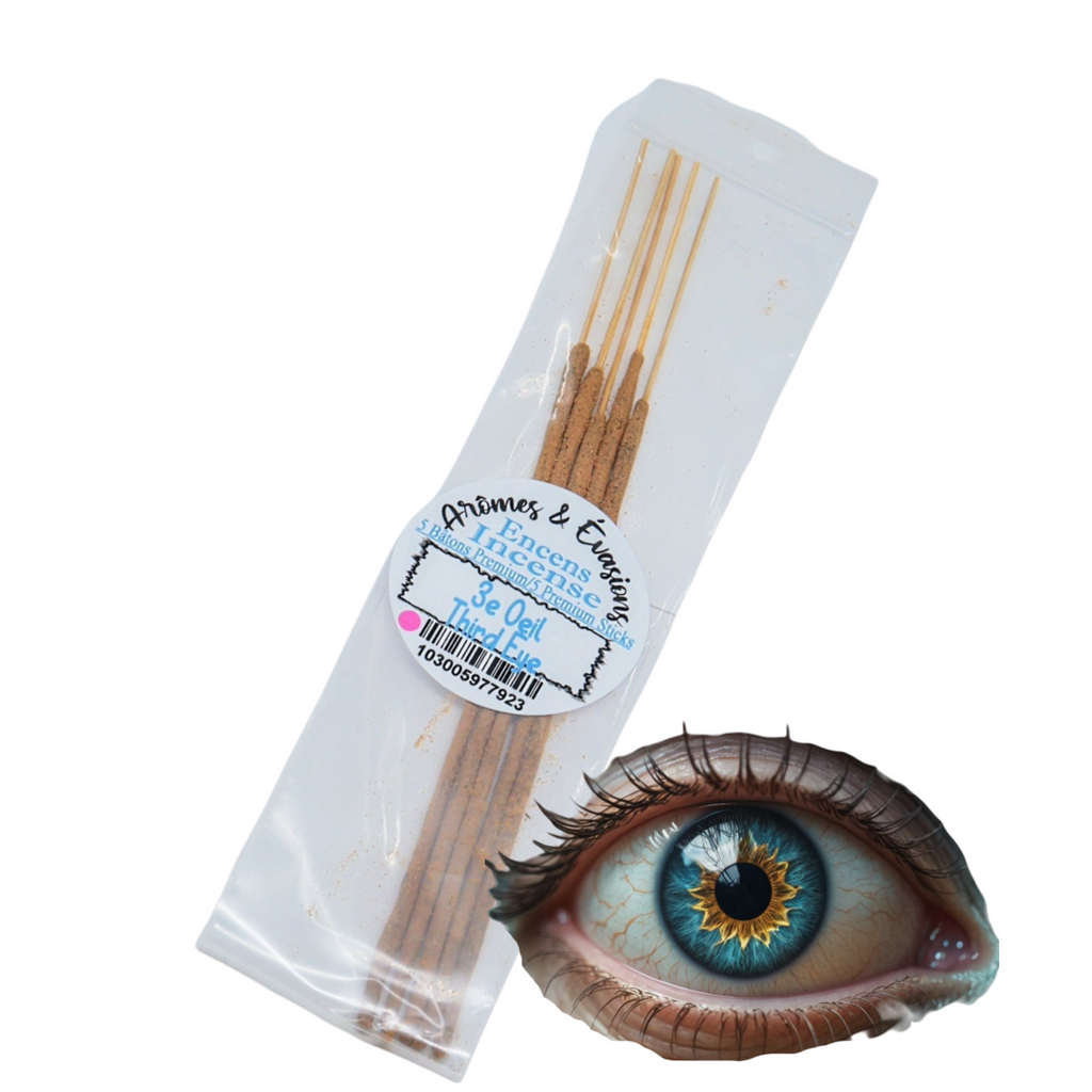 Incense Sticks - Premium Collection - 3rd Eye - Pack of 5 Masala Sticks