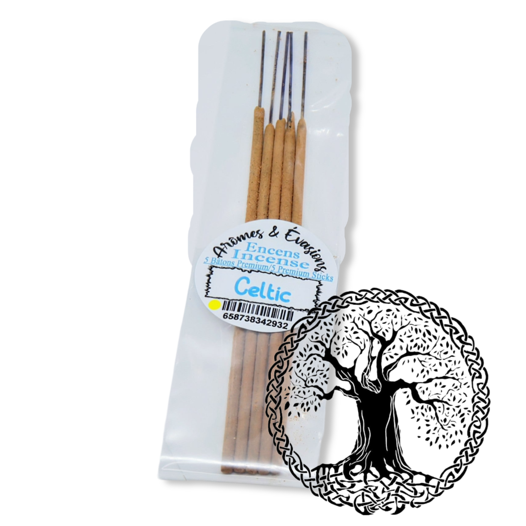 Incense Sticks - Premium Collection - Celtic - Pack of 5 Masala Sticks