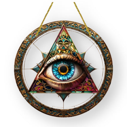 Home Decor - Suncatcher - Evil Eye