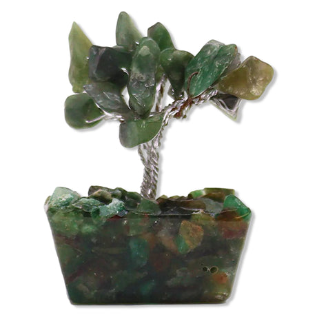 Home Decor - Mini Gem Tree On Orgonite Base - Green Aventurine - 2"H