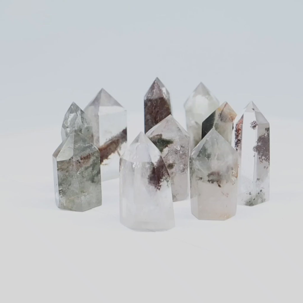 Obelisk - Lodolite (Phantom Quartz) - Small