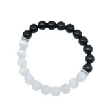 Bracelet – Protection – Shungite & Selenite – 8 mm