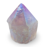 Stone - Crystal Point - Brazilian Amethyst Angel Aura Quartz - Tumbled Top