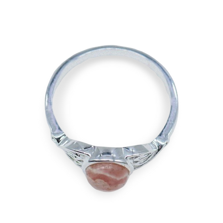 Ring - 925 Sterling Silver - Rhodonite