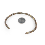 Bracelet – 3 Metals – Intertwined – Adjustable
