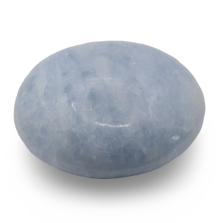 Palm Stone - Blue Calcite - Tumbled - 78g