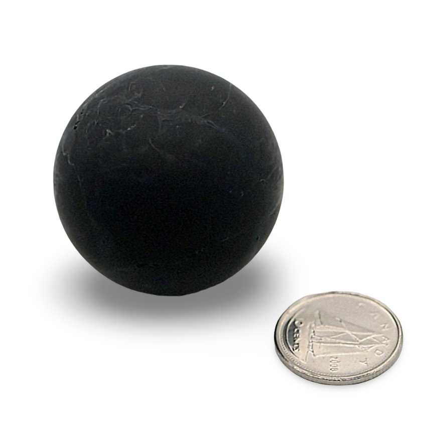 Sphere - AAA Shungite - Matte Finish - 1.18 inch