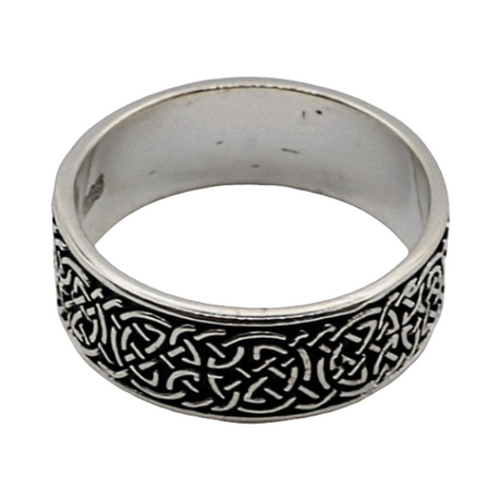 Ring - 925 Sterling Silver - For Men - Celtic Type Design 2