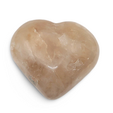 Stone - Yellow Hematoide Quartz - Heart Shape - Tumbled
