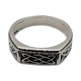 Ring - 925 Sterling Silver - For Men - Celtic Type Design 1