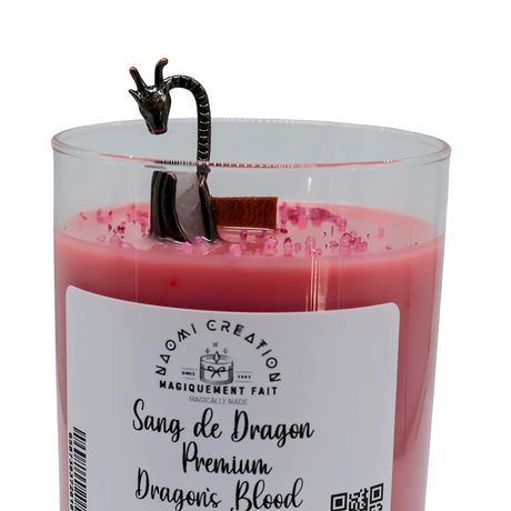 Scented Candles - Dragon Blood - Premium - Wood Wick