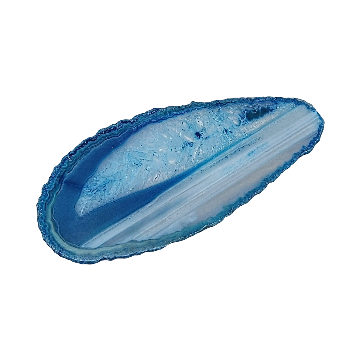 Stone - Blue Agate Geode Slice