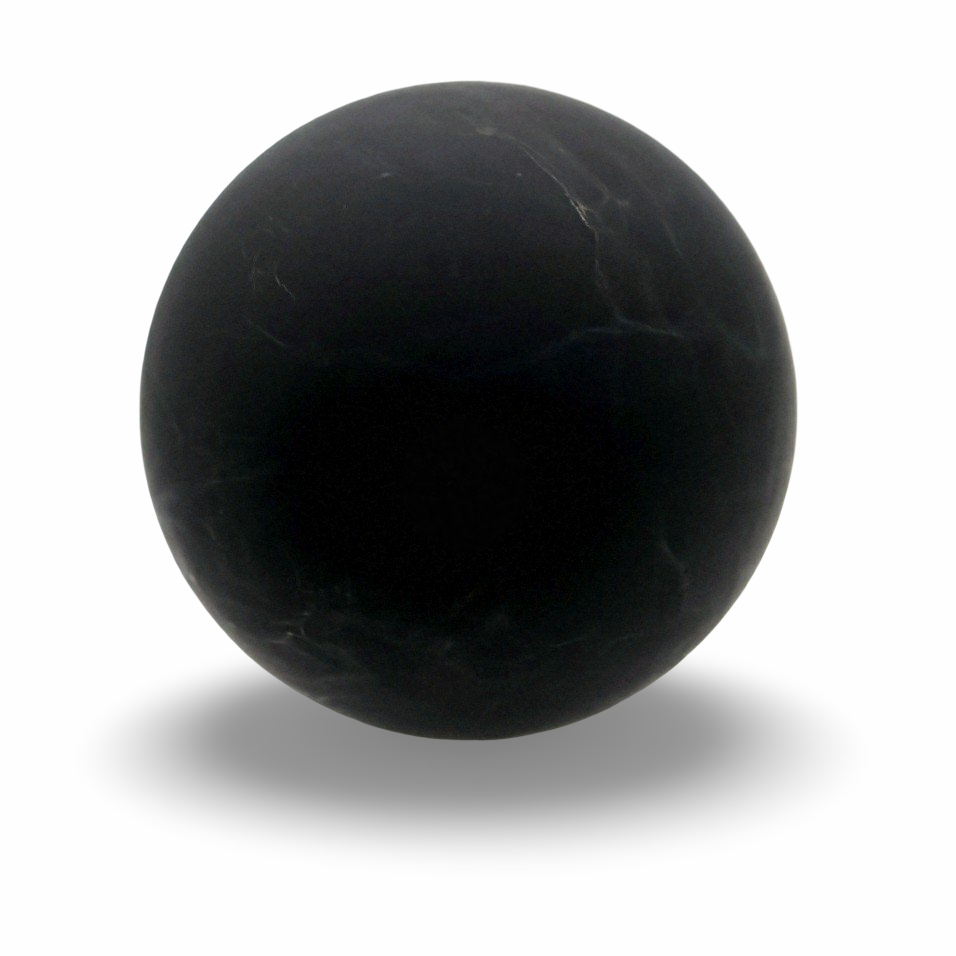 Sphere - AAA Shungite - Matte Finish - 2 inch