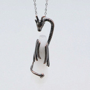 Necklace - Dragon with Clear Quartz Point