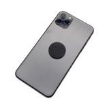 Stone - Shungite - Adhesive Tile - Engraved Flower of Life - 30mm