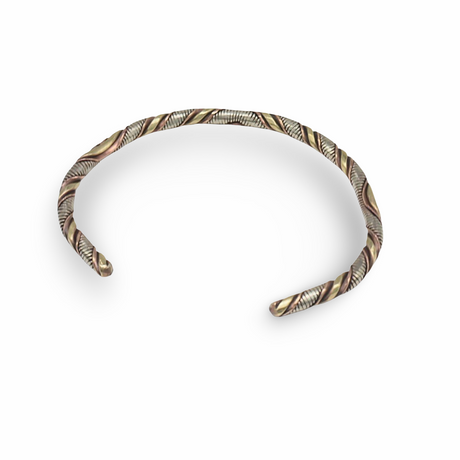 Bracelet – 3 Metals – Intertwined – Adjustable