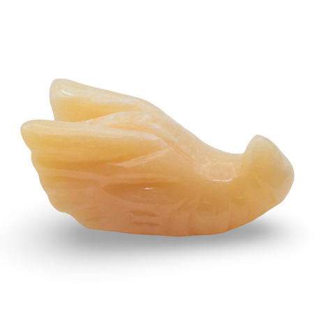 Stone - Yellow Calcite - Dragon Head Shape - Tumbled