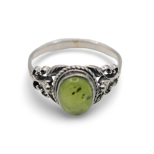 Ring - 925 Sterling Silver - Peridot 9