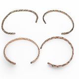 Bracelet – 3 Metals – Intertwined – Adjustable