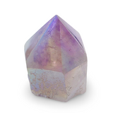 Stone - Crystal Point - Brazilian Amethyst Angel Aura Quartz - Tumbled Top