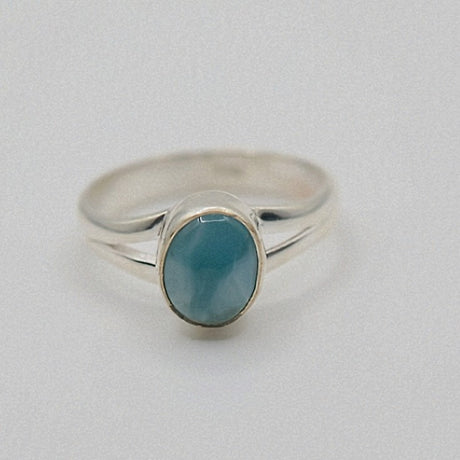 Ring - 925 Sterling Silver - Larimar 8