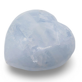 Stone - Blue Calcite - Heart Shape - Tumbled