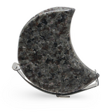 Stone - Yooperlite Moon Shape with Astrological Metal Stand