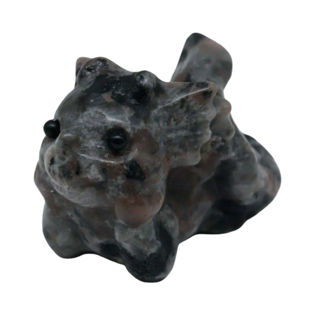 Stone - Natural Syenite Crystal - Sculpture - Dragon