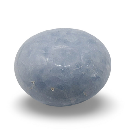Palm Stone - Blue Calcite - Tumbled - 112g