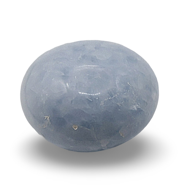 Palm Stone - Blue Calcite - Tumbled - 112g