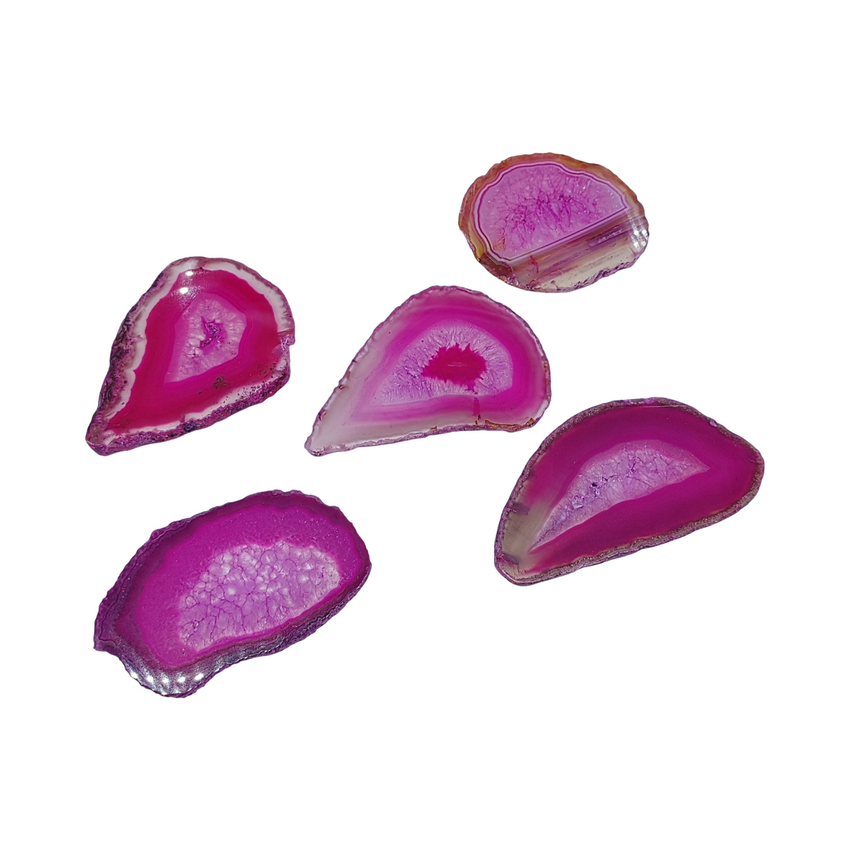 Stone - Pink Agate Geode Slice