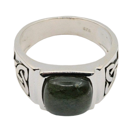 Ring - 925 Sterling Silver - For Men - Labradorite