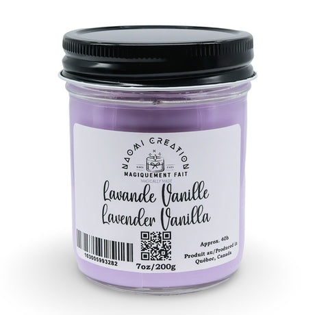 Scented Candles - Lavender Vanilla - Wood Wick