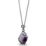 Necklace - Horse Eye - Amethyst