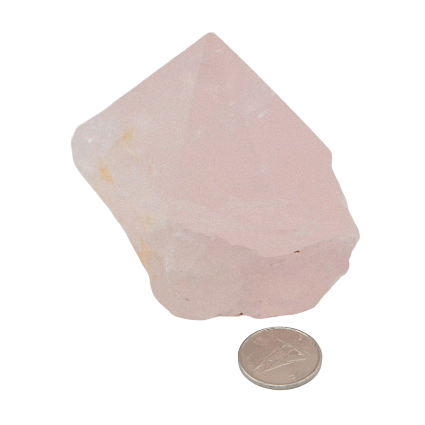 Stone - Crystal Point - Brazilian Rose Quartz - Tumbled Top