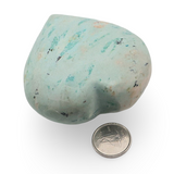 Stone - Peruvian Turquoise - Heart Shape - Tumbled
